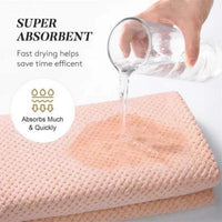 VELVADRY – Coral Velvet Hair Towel Wrap for Fast Drying and Frizz-Reducing Hair Care