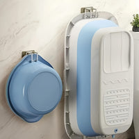 BASIN HOOK – Rustfri Stål Væghage uden Boring til Pladsbesparende Håndklæde- og Vask Opbevaring i Køkken og Badeværelse