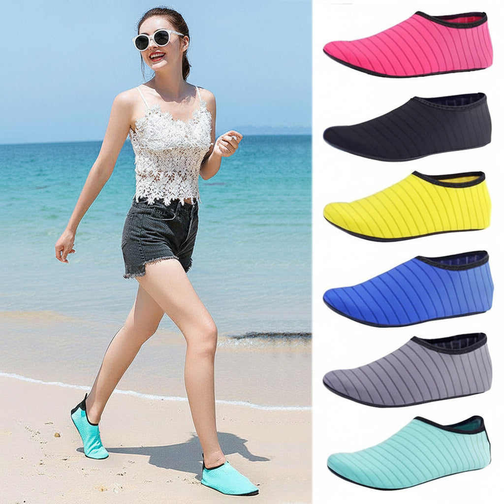 AQUAFLOW – Quick-Dry Water Shoes with Non-Slip Sole for Beach & Swimming