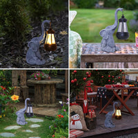ELEGLOW – Solar-Elefanten-Laterne für den Garten