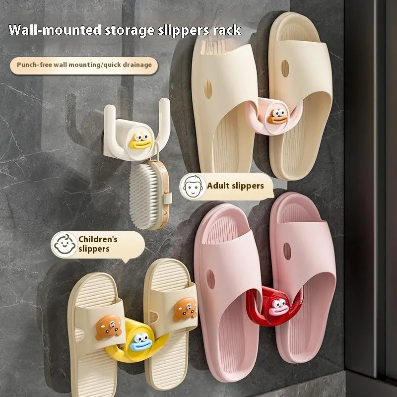 SLIPZY – Cute Wall Rack for Quick-Drying Slipper Storage