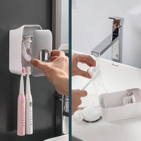 PRESSIQ – Manual Toothpaste Dispenser for Organized Bathroom Use