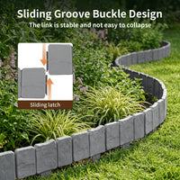 STONEEDGE – Decorative Garden Border for Clean Lawn Edging