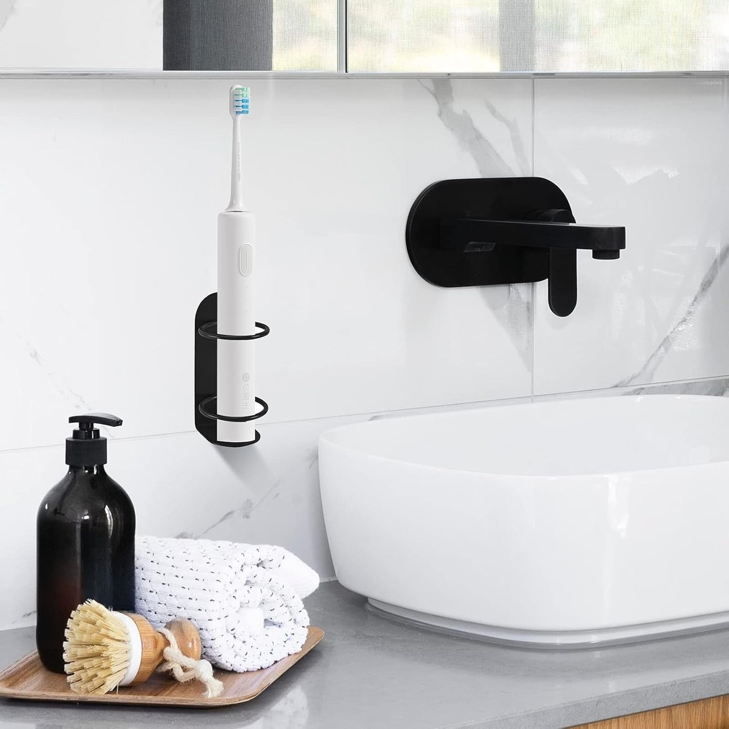 STEELMOUNT – Space-Saving Steel Holder for Organized Bathroom Storage
