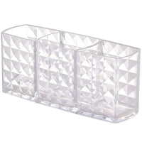 MIRROR BOX – Diamond patterned bathroom storage cabinet designed for organizing cosmetics, lipsticks, and daily essentials