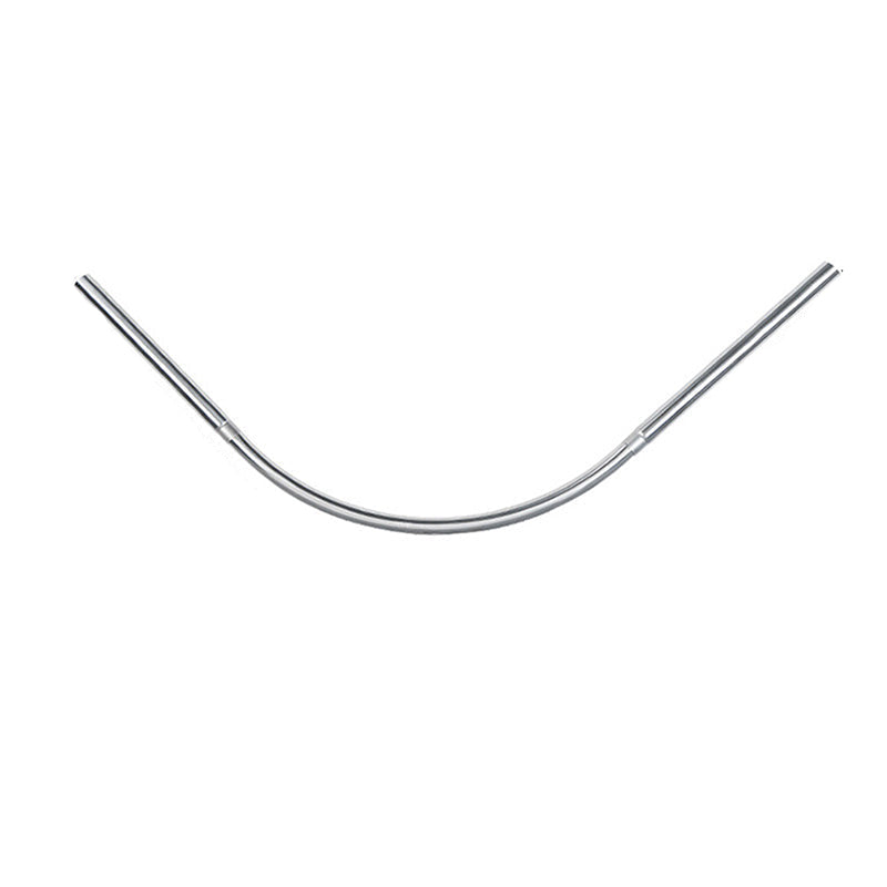 FLEXICURVE – Extendable L-Shaped Shower Curtain Rod with Punch-Free Stainless Steel Installation for Modern Bathrooms