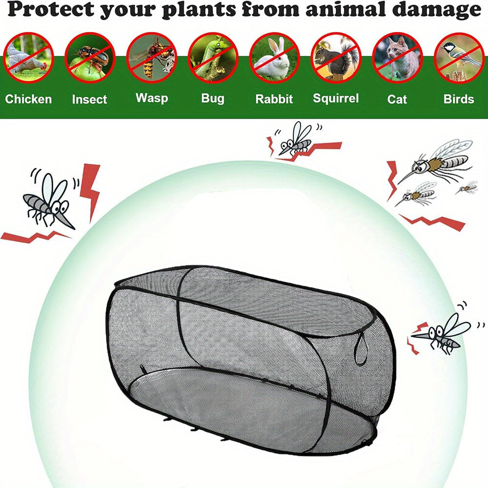 GROWSAFE - Cubierta protectora de malla para invernadero diseñada para proteger plantas naturalmente al aire libre.