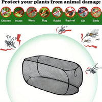 GROWSAFE - Cubierta protectora de malla para invernadero diseñada para proteger plantas naturalmente al aire libre.