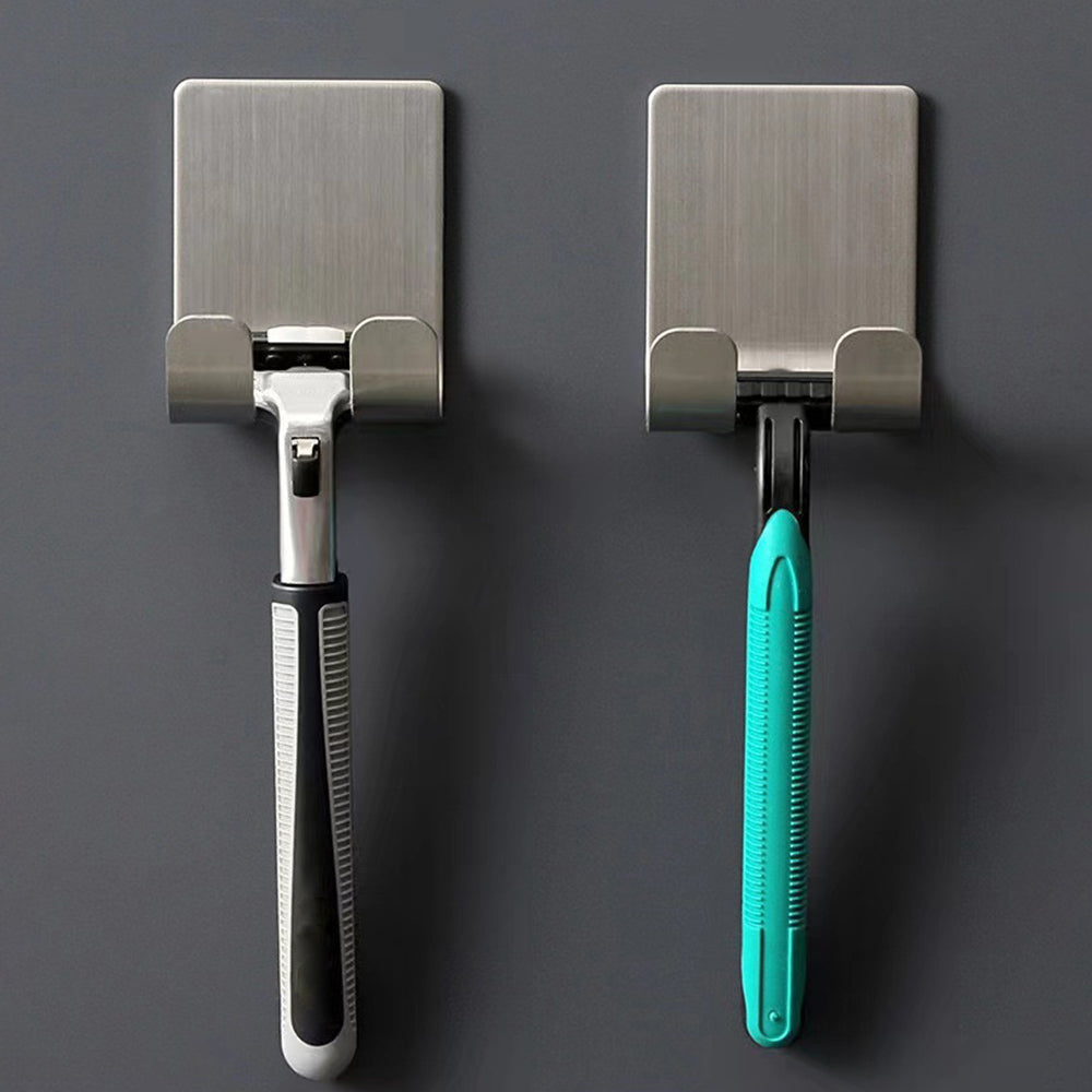 RAZORIX – Punch-Free Razor Holder with Space Aluminum Design for Organized Bathroom Storage