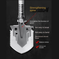 TERRABLADE - Compact folding shovel designed for reliable outdoor and emergency use.