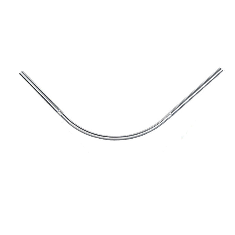 FLEXICURVE – Extendable L-Shaped Shower Curtain Rod with Punch-Free Stainless Steel Installation for Modern Bathrooms