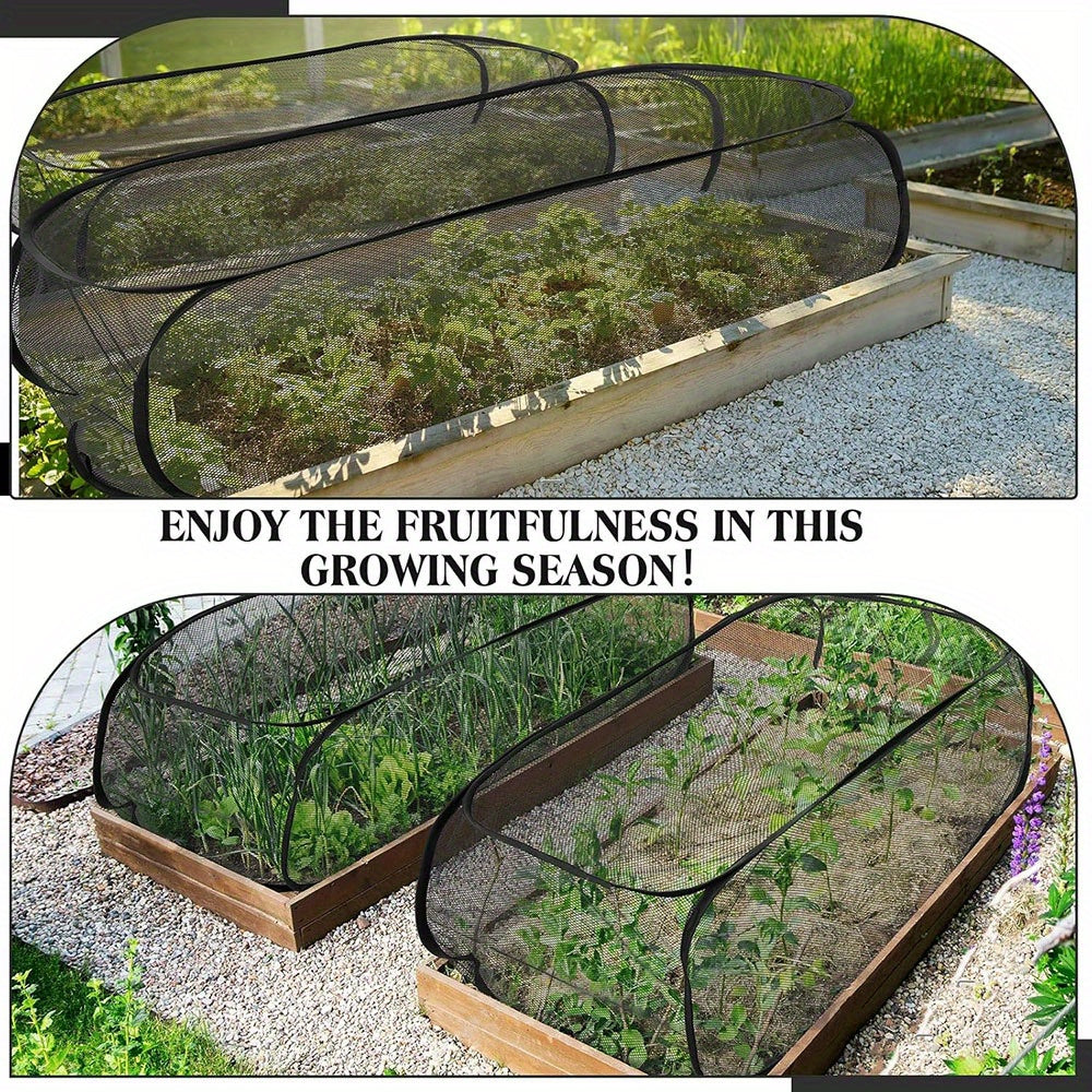 GROWSAFE - Cubierta protectora de malla para invernadero diseñada para proteger plantas naturalmente al aire libre.