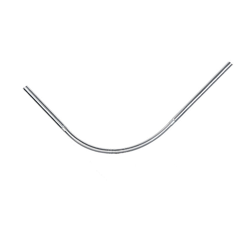 FLEXICURVE – Extendable L-Shaped Shower Curtain Rod with Punch-Free Stainless Steel Installation for Modern Bathrooms