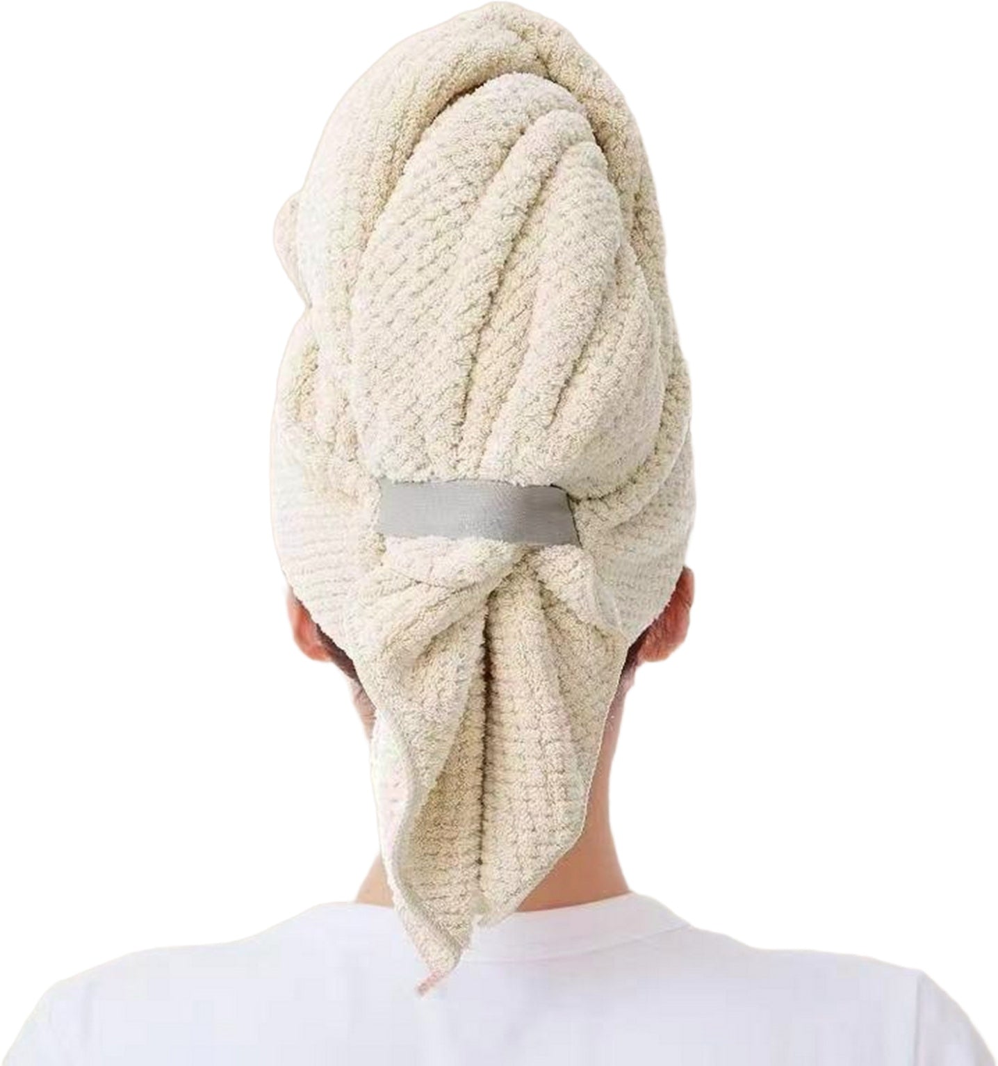 VELVADRY – Coral Velvet Hair Towel Wrap for Fast Drying and Frizz-Reducing Hair Care