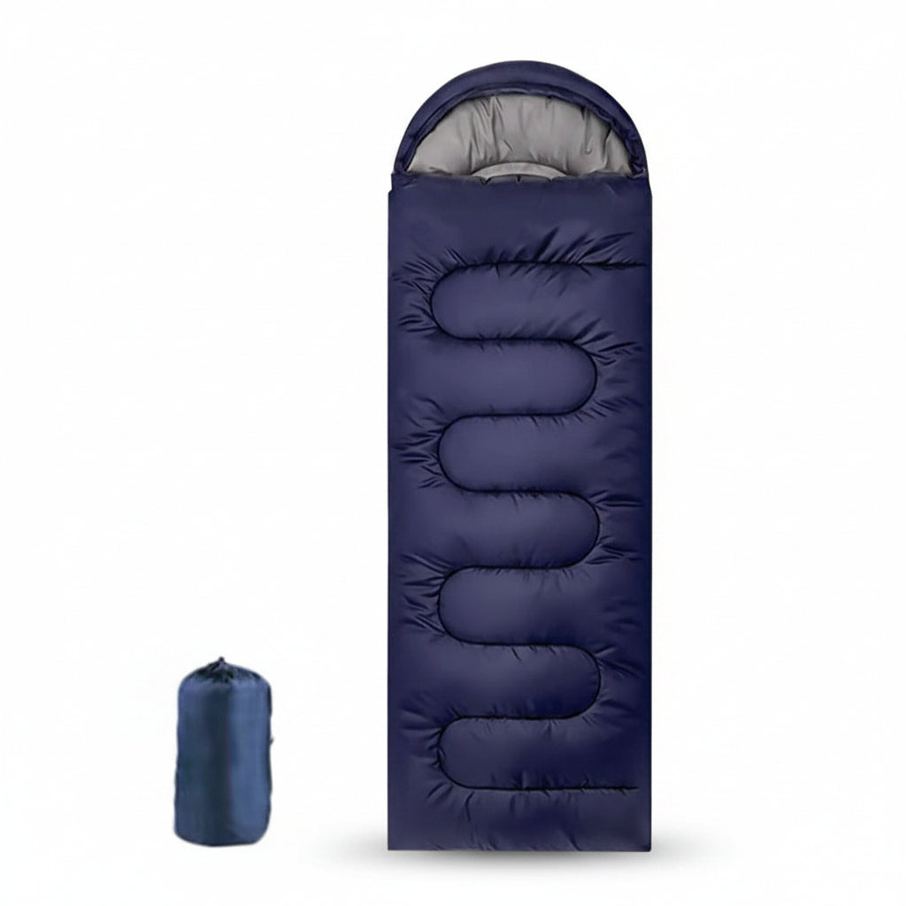 TREKREST – Warm Envelope Sleeping Bag for Camping & Outdoor Adventures