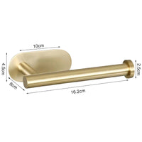 ROLLIX – Stainless Steel Adhesive Paper Towel Holder with Wall Mount Design for Kitchen and Bathroom Organization