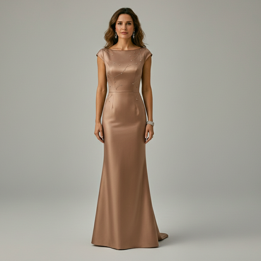 Althea | Women’s Classic Jacquard Formal Dress