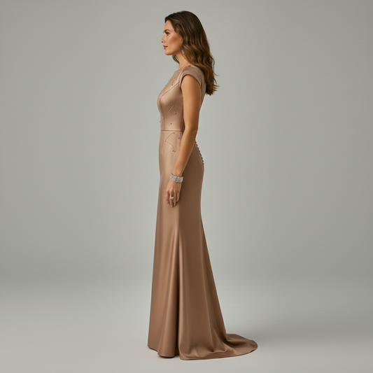 Althea | Women’s Classic Jacquard Formal Dress