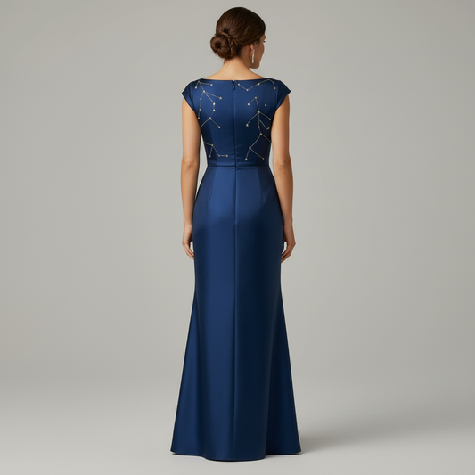 Althea | Women’s Classic Jacquard Formal Dress