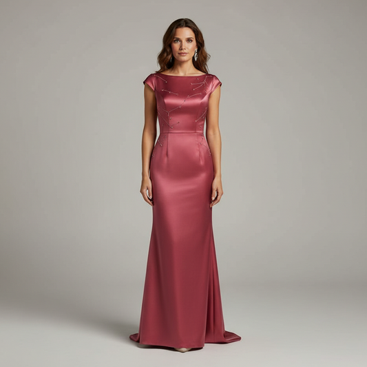 Althea | Women’s Classic Jacquard Formal Dress