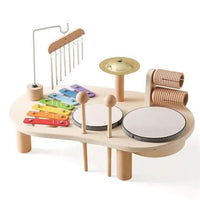 Melodiny - 8-Piece Wooden Musical Toy Set for Creative Learning and Play 7