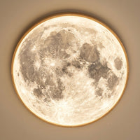 Modern Dimmable LED Flush Mount Ceiling Light - Soft Ambient Moonlight Fixture 1