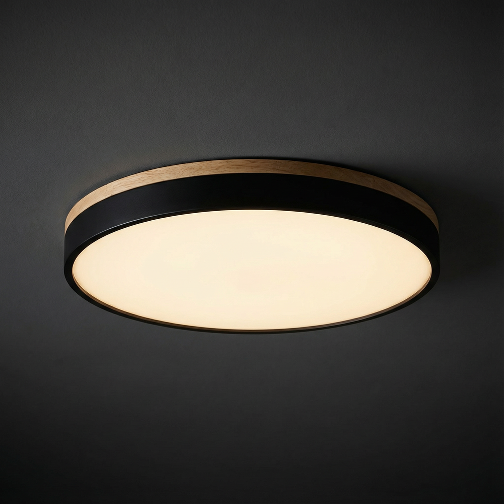 Modern Flat LED Ceiling Light Fixture - Dimmable Flush Mount for Low Ceilings 0