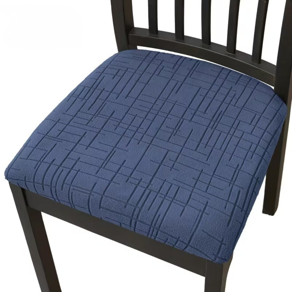 Modern Stretch Dining Chair Covers - Elastic Cross Pattern for Protection 15