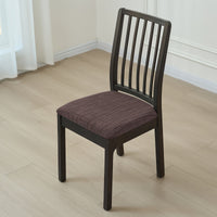 Modern Stretch Dining Chair Covers - Elastic Cross Pattern for Protection 3