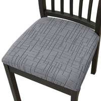 Modern Stretch Dining Chair Covers - Elastic Cross Pattern for Protection 6