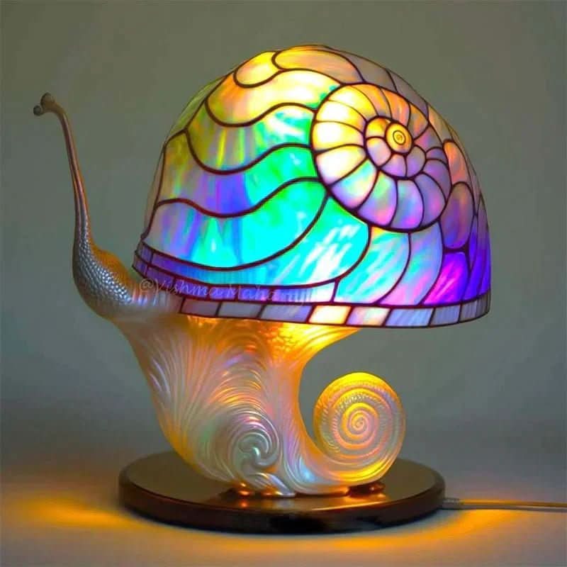 Moonlume - Wireless Mosaic Glass Lamp for Cozy Ambient Lighting 4