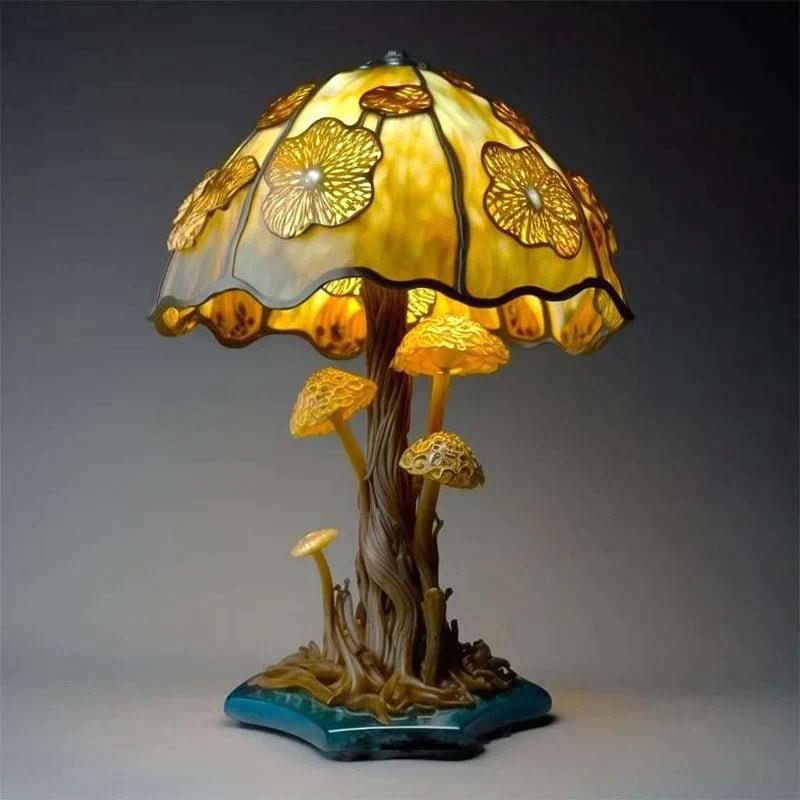 Moonlume - Wireless Mosaic Glass Lamp for Cozy Ambient Lighting 5
