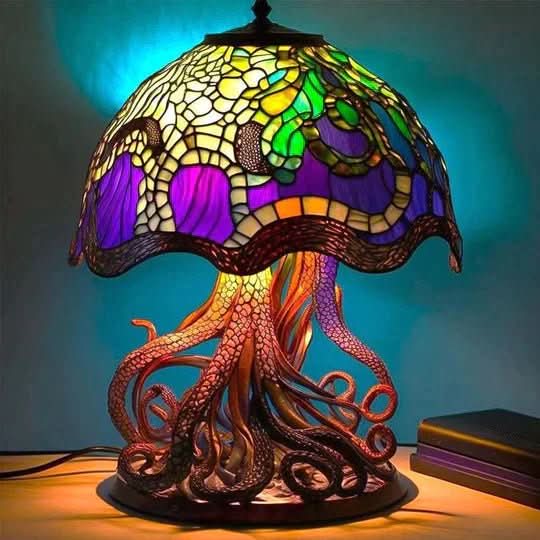 Moonlume - Wireless Mosaic Glass Lamp for Cozy Ambient Lighting 7