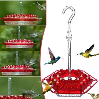 NECTARHAVEN – Ant-Proof Hummingbird Feeder with 30 Easy Access Ports 4