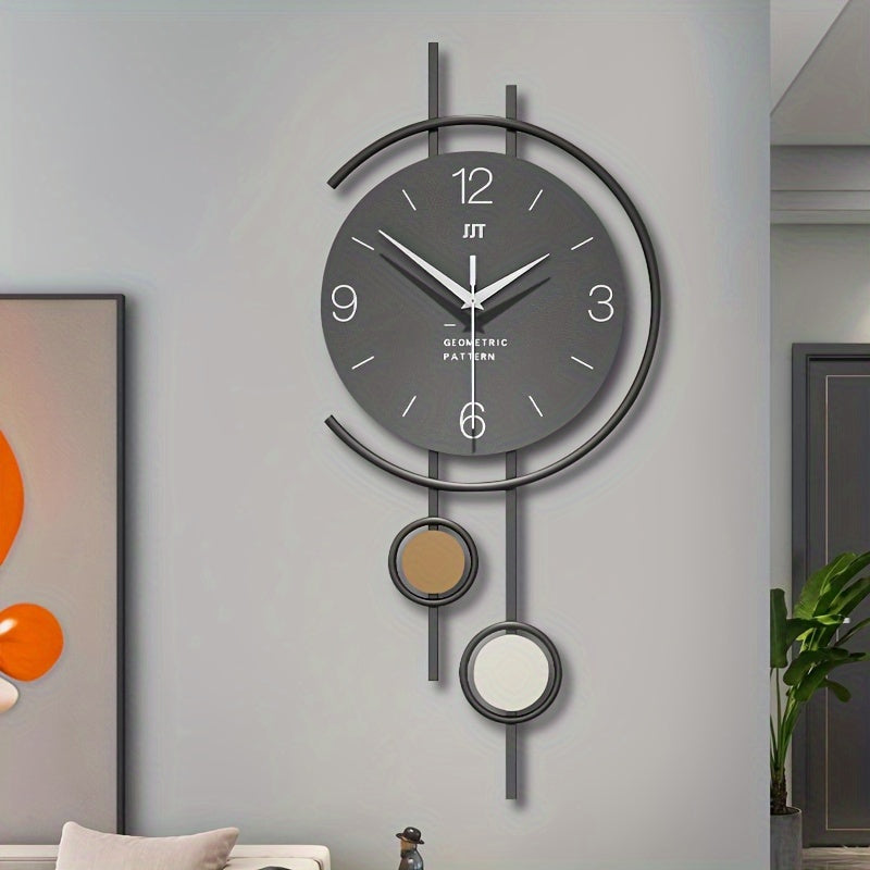 NORDTICK - Large Modern Wall Clock with Silent Movement & Minimalist Design 0