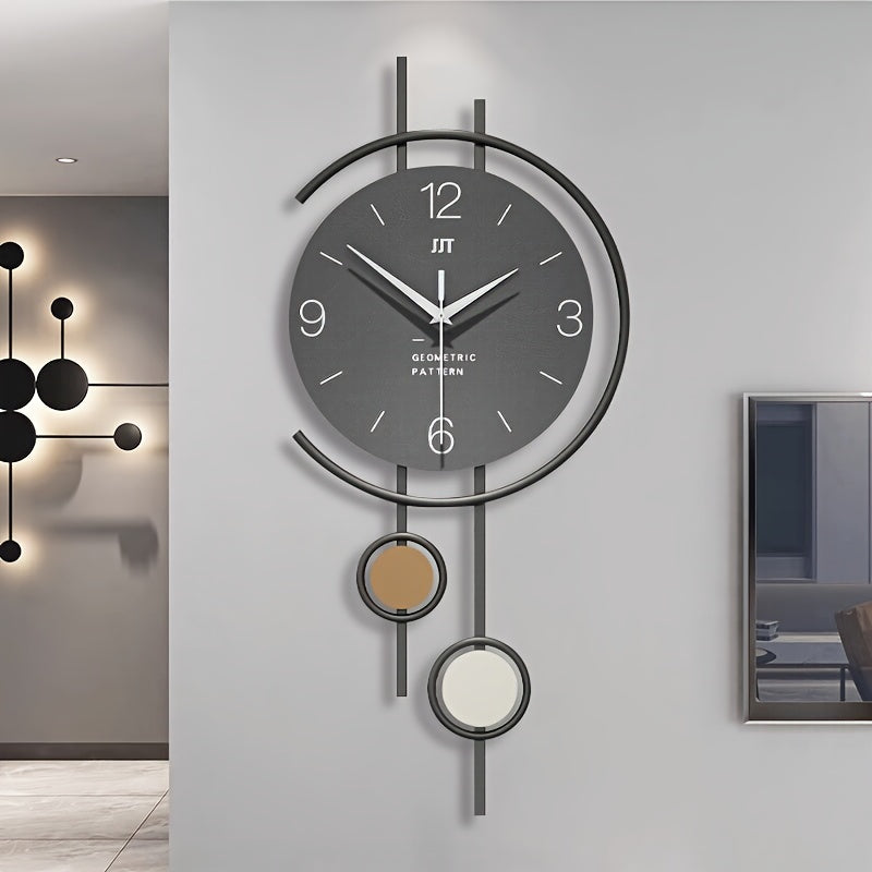 NORDTICK - Large Modern Wall Clock with Silent Movement & Minimalist Design 4