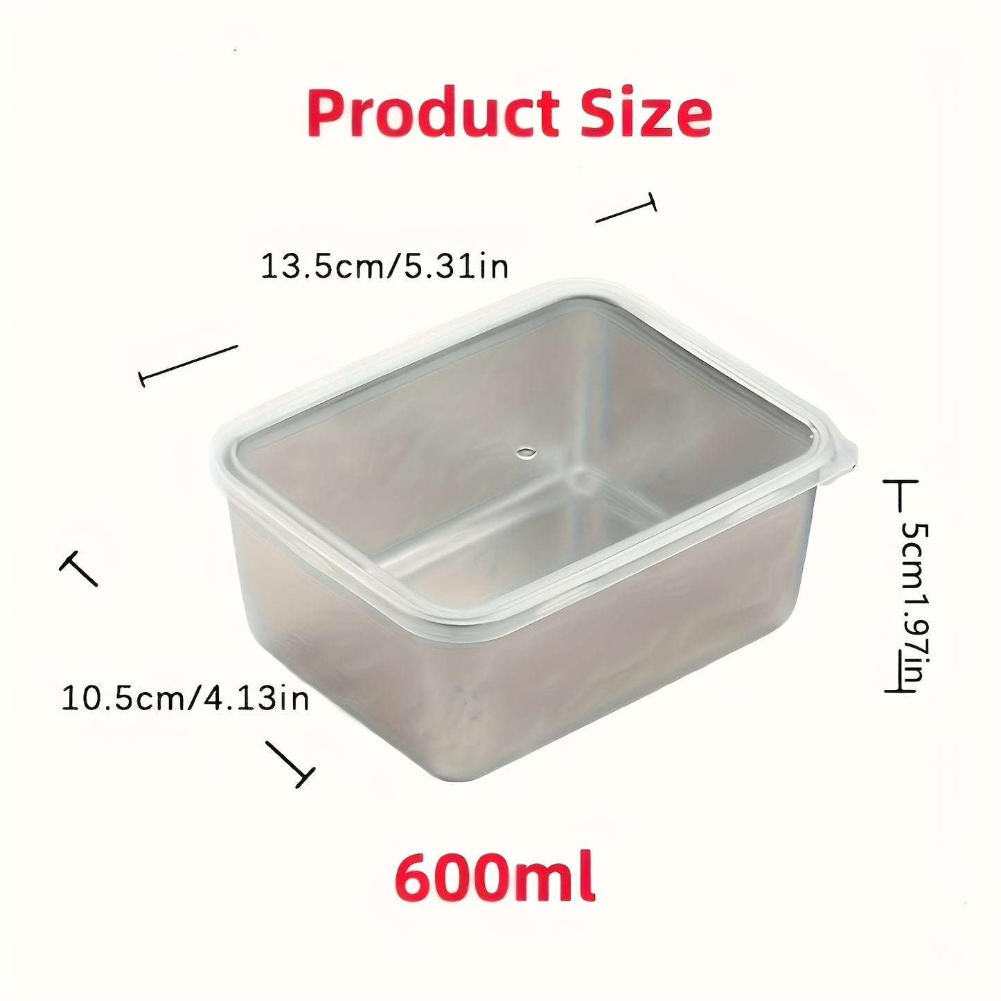 NUTRIBOX - 7-Piece Stainless Steel Food Storage Containers Set for Meal Prep 7