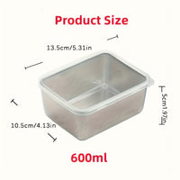NUTRIBOX - 7-Piece Stainless Steel Food Storage Containers Set for Meal Prep 7