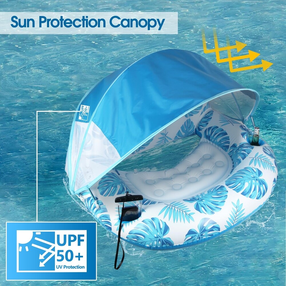 CANOPYWAVE – Inflatable Pool Float Relaxing Shade Design