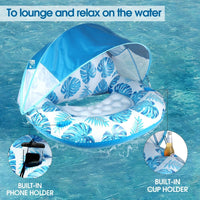 CANOPYWAVE – Inflatable Pool Float Relaxing Shade Design