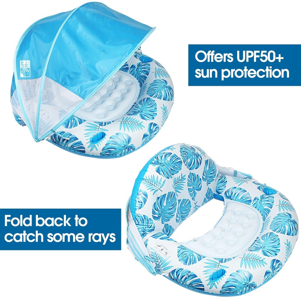 CANOPYWAVE – Inflatable Pool Float Relaxing Shade Design