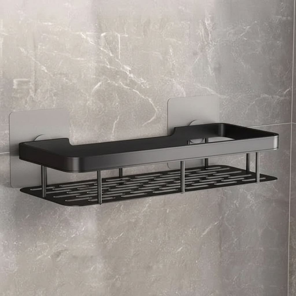 NordicShelf - Adhesive Bathroom Shelf for Easy Storage & Shower Use 16