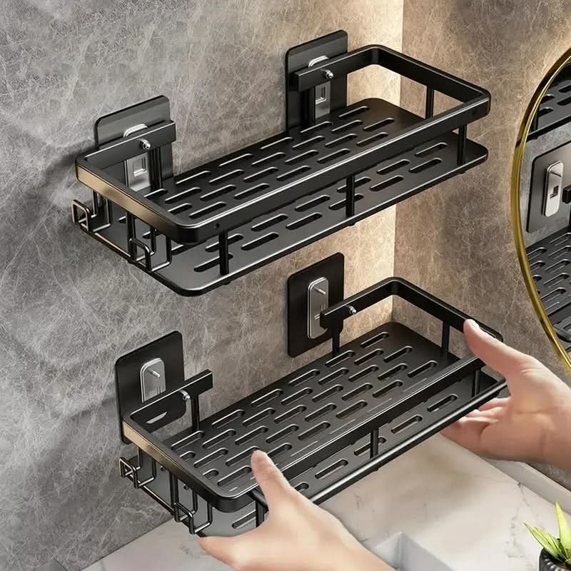 NordicShelf - Adhesive Bathroom Shelf for Easy Storage & Shower Use 9
