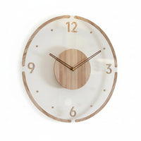 Nordic Clock - Modern Silent Wooden Wall Clock Decor for Stylish Spaces 0