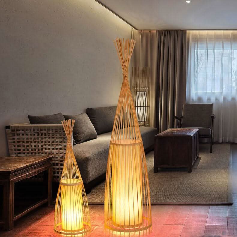 COTTAGERAY – Hut Floor Lamp for Refined Interior Accents