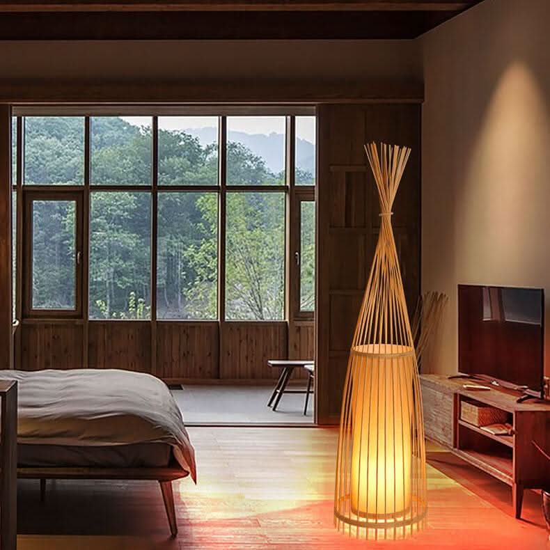 COTTAGERAY – Hut Floor Lamp for Refined Interior Accents