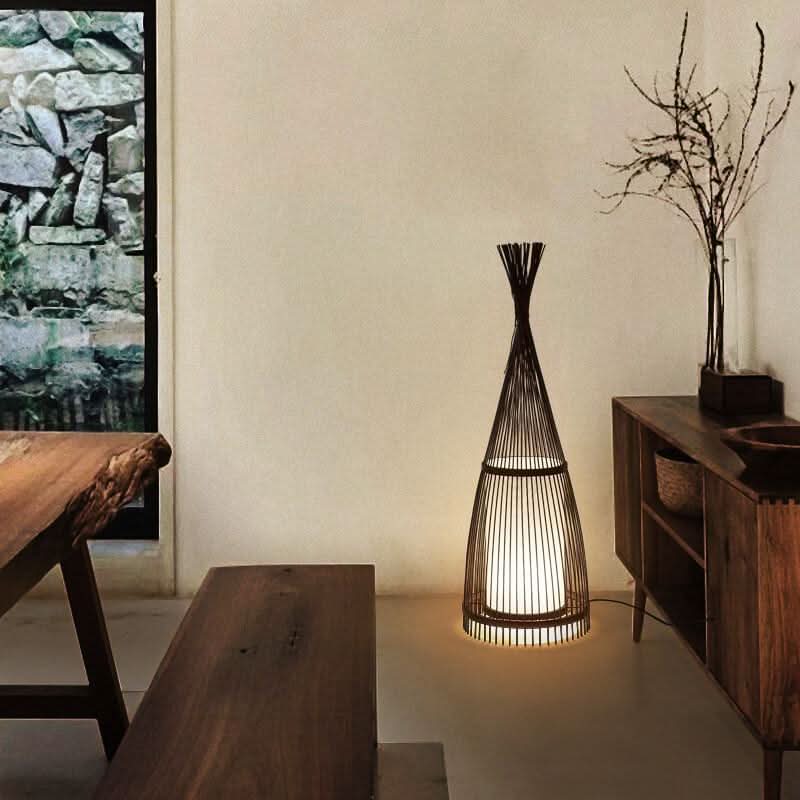 COTTAGERAY – Hut Floor Lamp for Refined Interior Accents