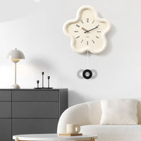 FLORATIDE – Orologio a pendolo floreale 3D con movimento decorativo silenzioso