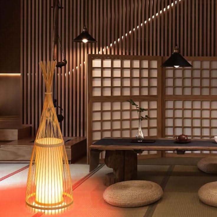 COTTAGERAY – Hut Floor Lamp for Refined Interior Accents