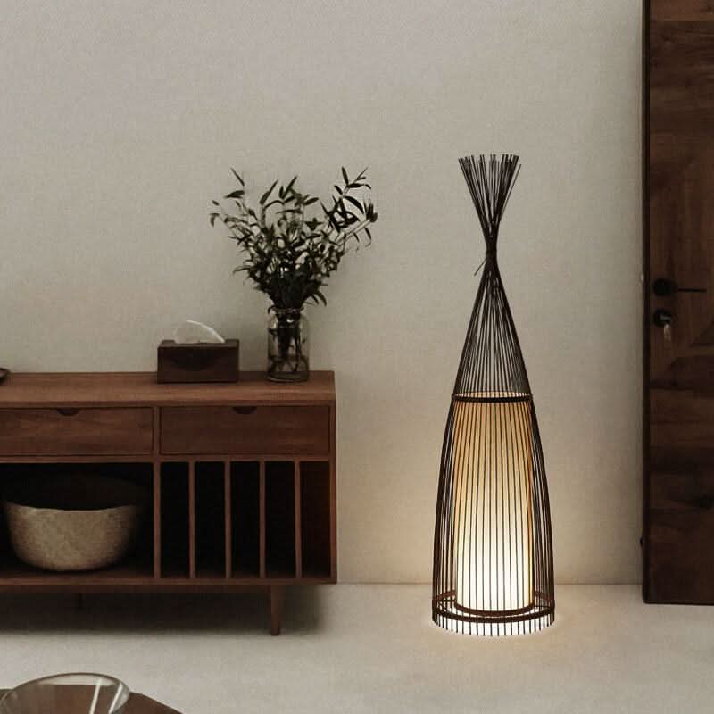 COTTAGERAY – Hut Floor Lamp for Refined Interior Accents